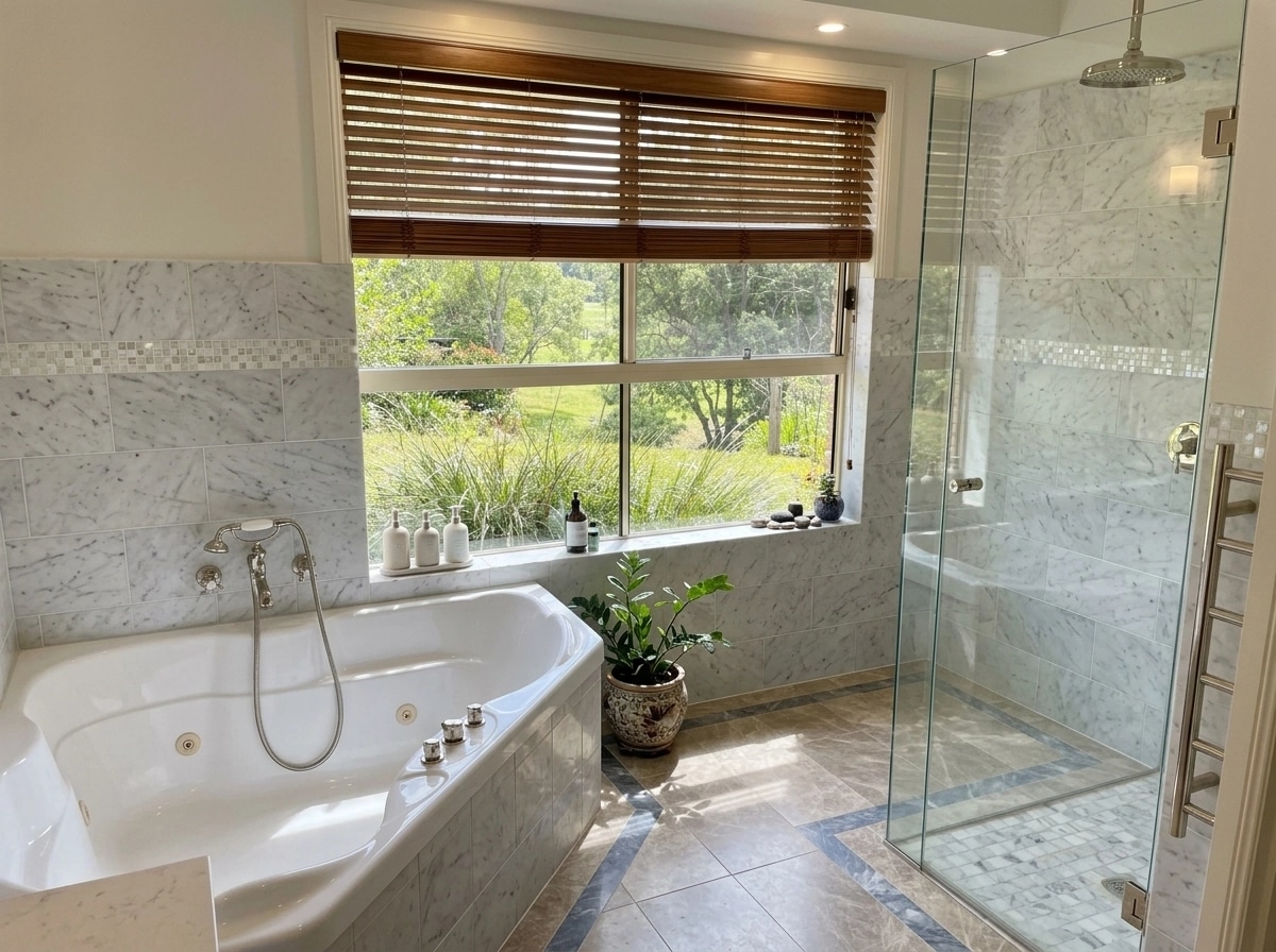 Interior design in Transitional style — Bathroom by GenRoom AI