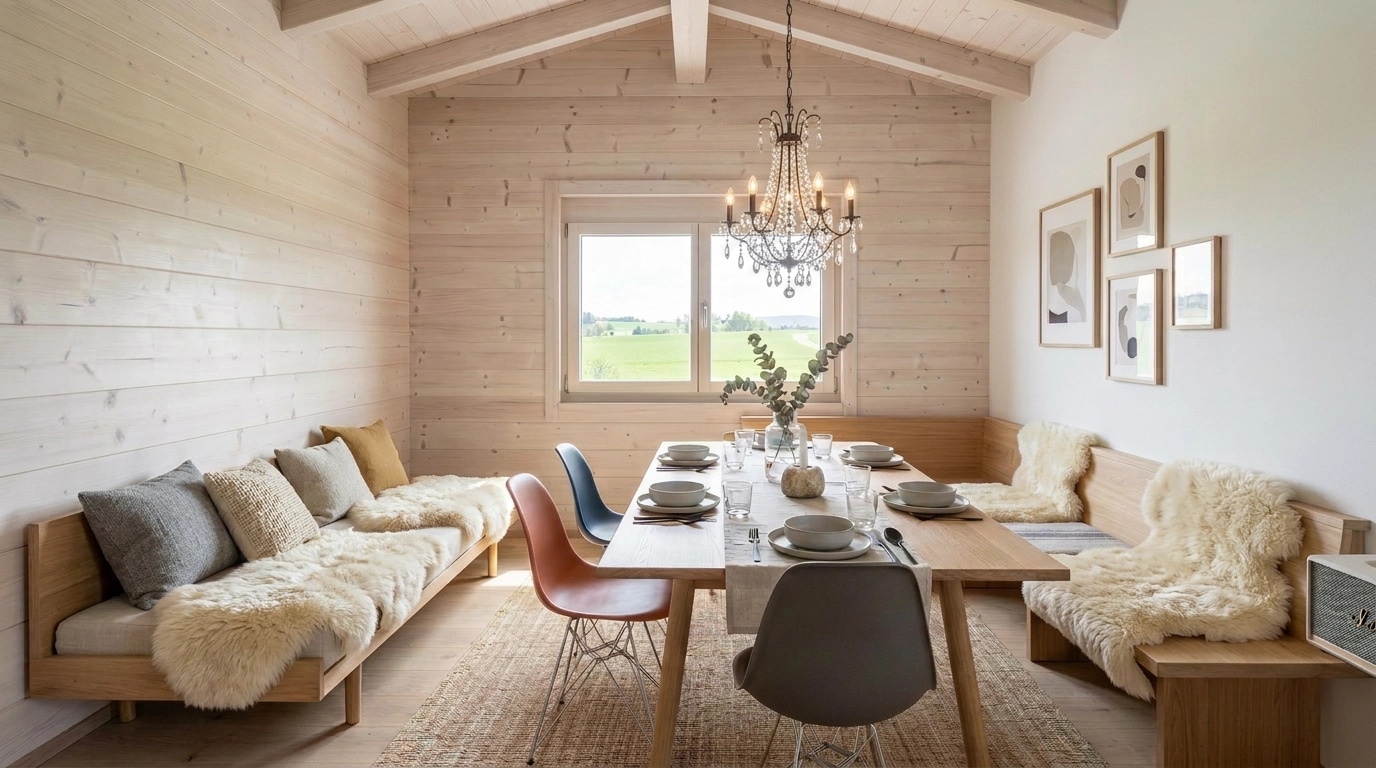 Interior design in Coastal / Hamptons style — dining_room by GenRoom AI