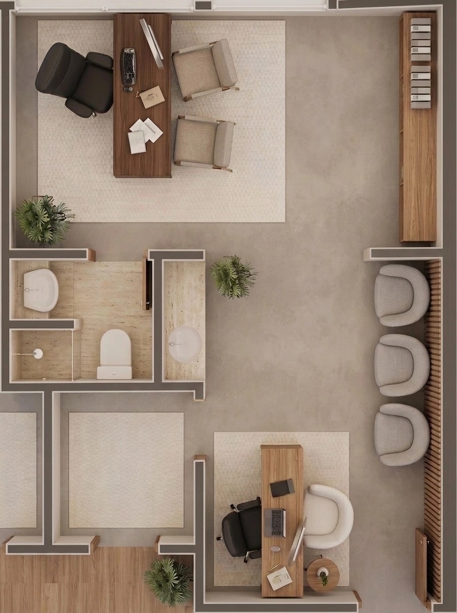 Interior design in Contemporary style — Living Room by GenRoom AI
