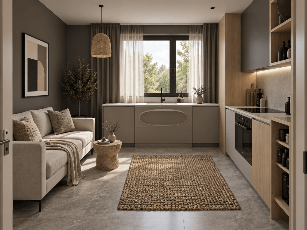 Interior design in Contemporary style — Living Room by GenRoom AI