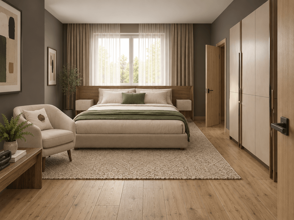 Interior design in Contemporary style — Bedroom by GenRoom AI