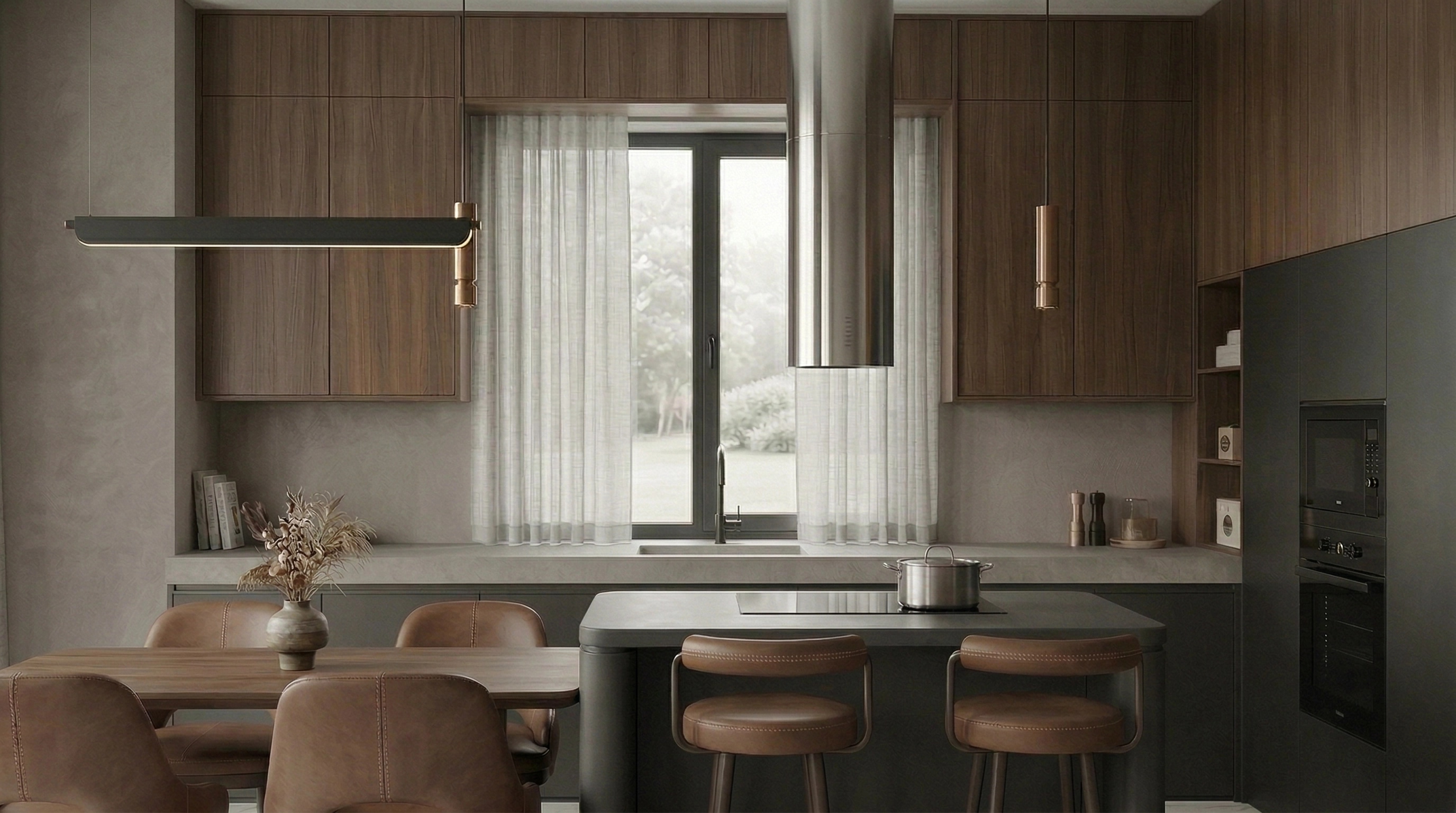 Minimalism Kitchen design — interior photo by GenRoom AI