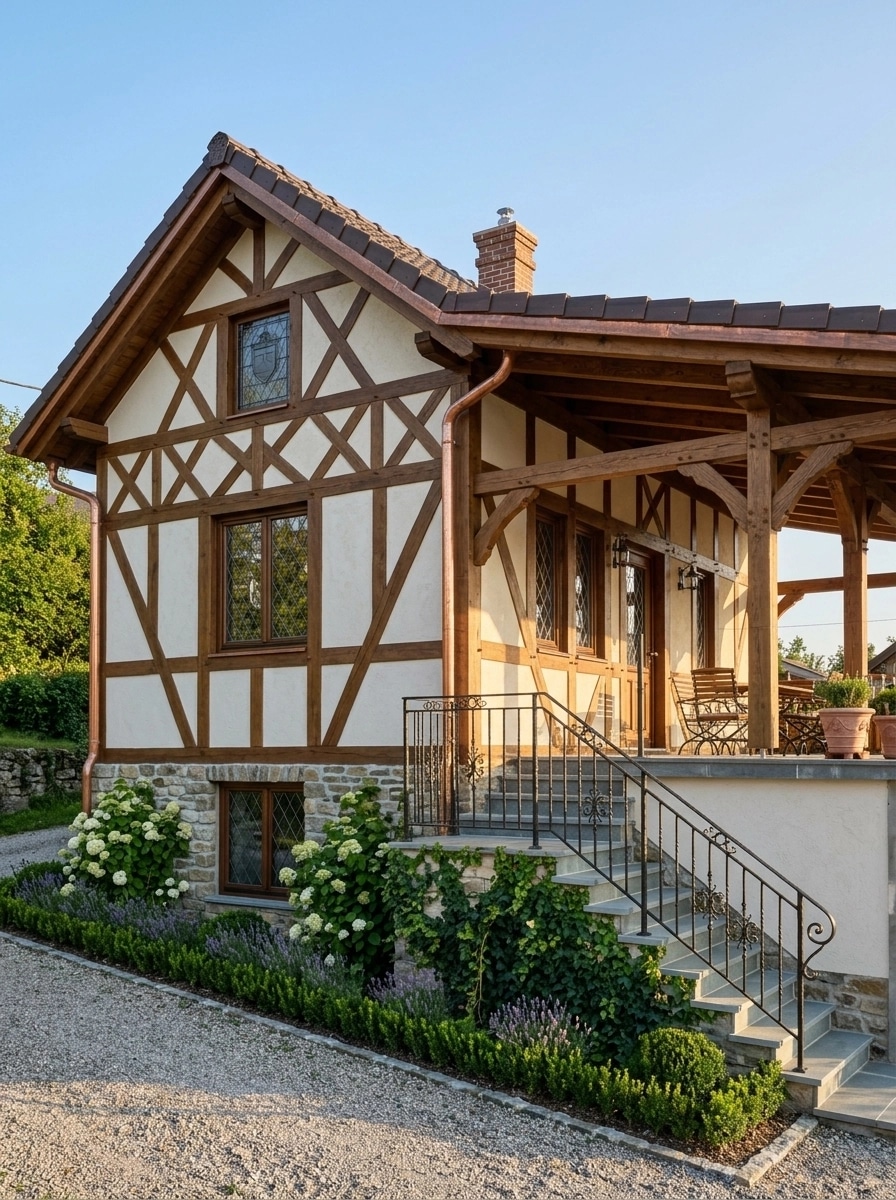 Facade design in Tudor Facade style — Facade by GenRoom AI