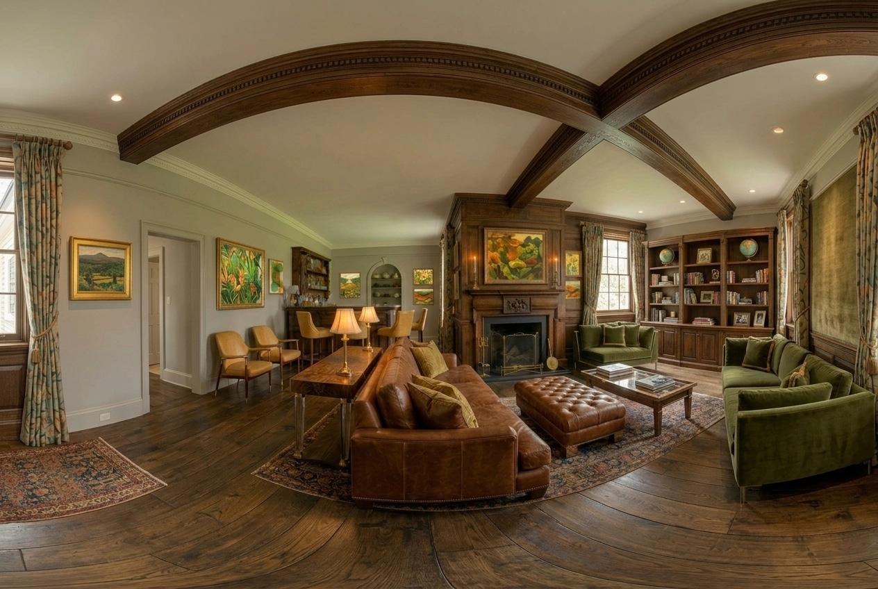 Interior design in British style — Living Room by GenRoom AI