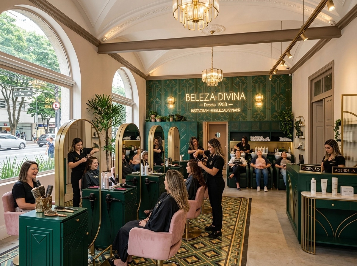 Interior design in Art Deco style — beauty_salon by GenRoom AI