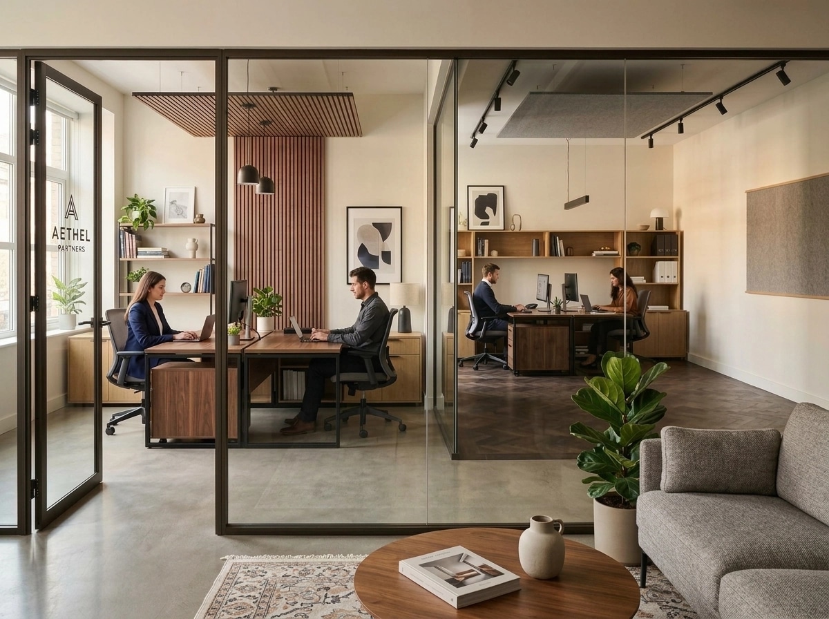 Interior design in Contemporary style — office_space by GenRoom AI