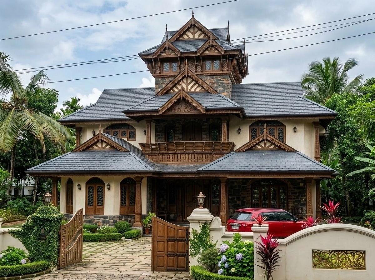 Tudor Facade Facade design — facade photo by GenRoom AI
