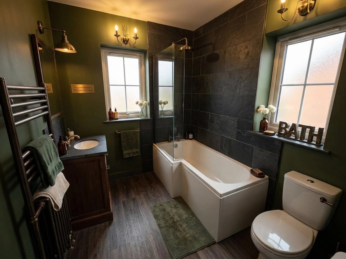Bathroom interior in no_style style — photo by GenRoom AI