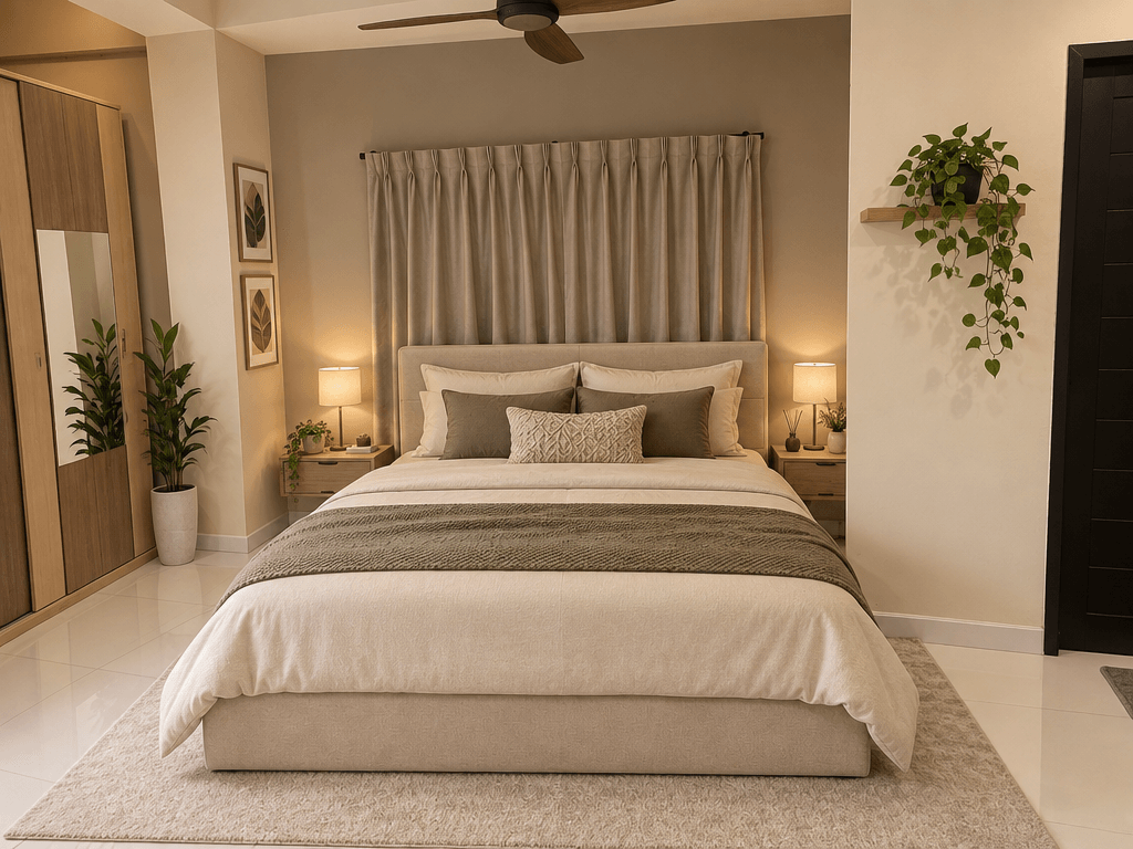 Contemporary Bedroom design — interior photo by GenRoom AI