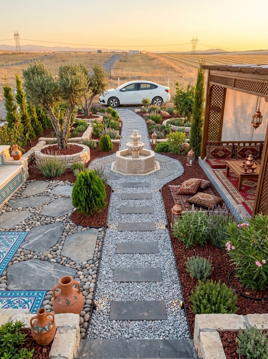 Turkish Garden Giardino design — yard photo by GenRoom AI