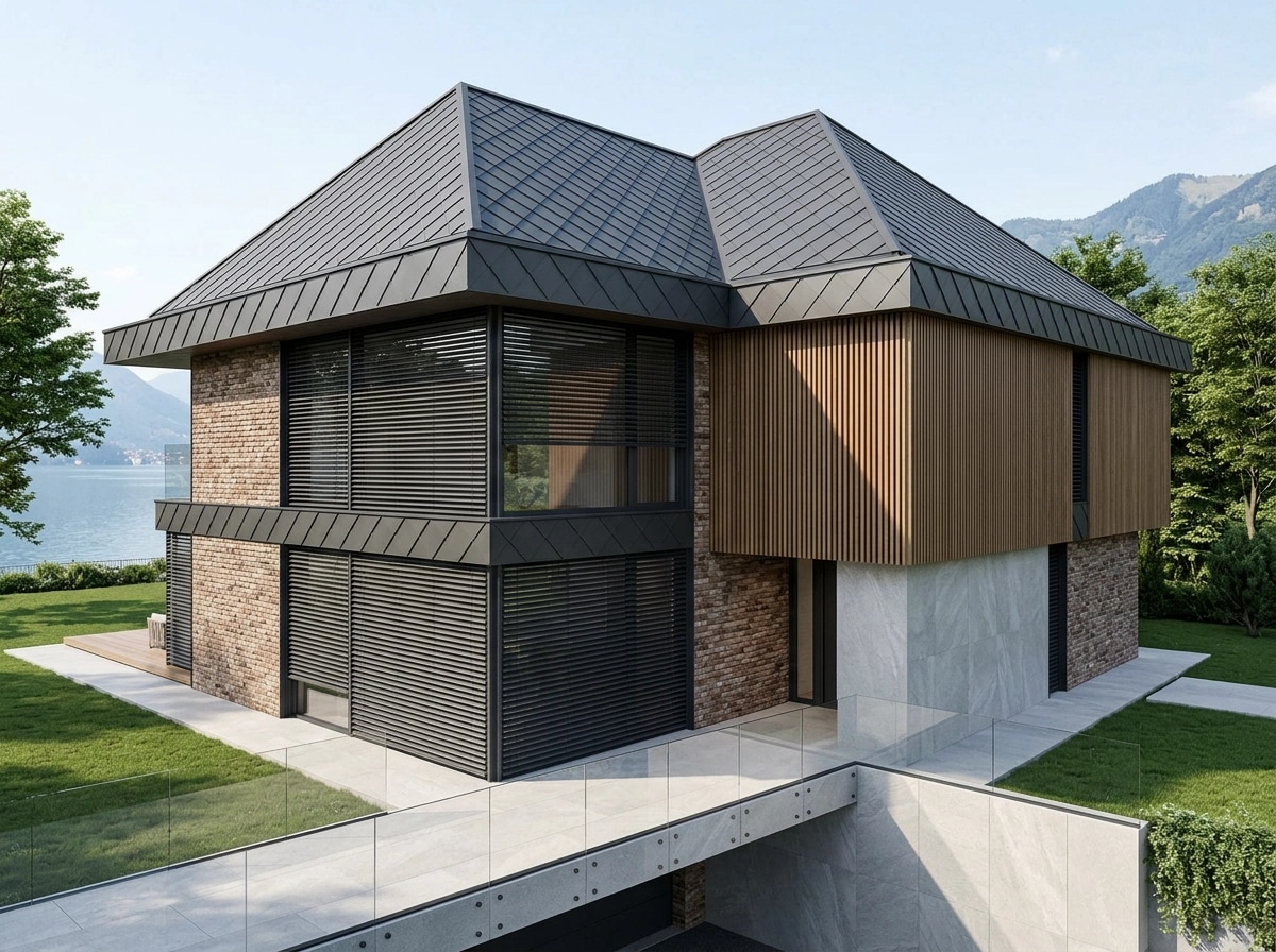 Contemporary Facade Cephe design — facade photo by GenRoom AI