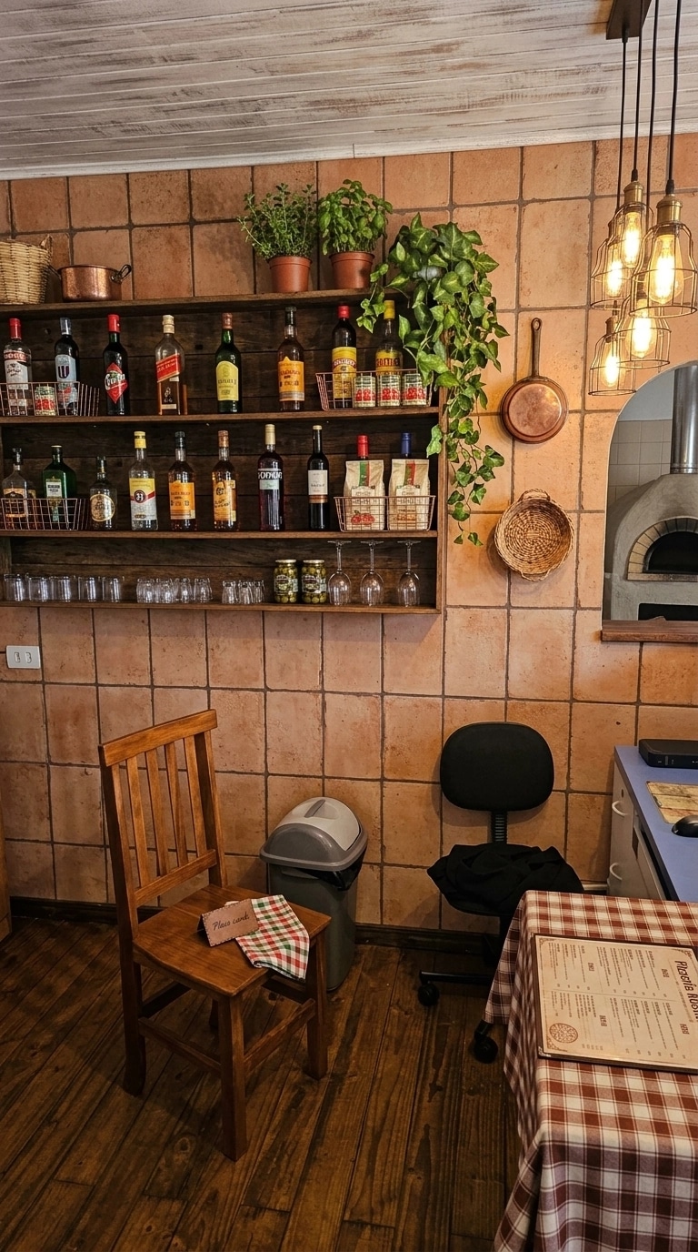 Interior design in Rustic style — restaurant by GenRoom AI