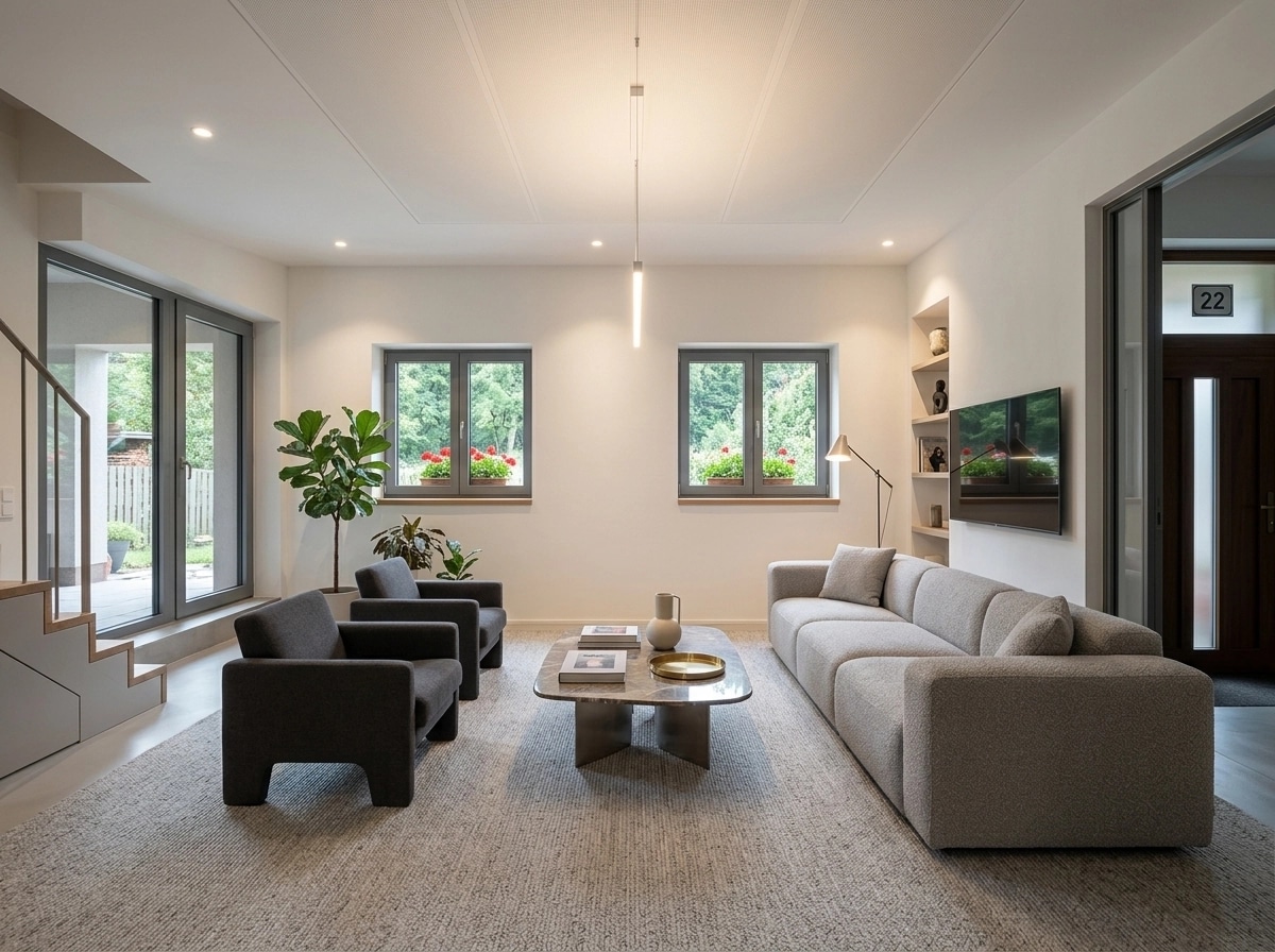 Interior design in Contemporary style — Living Room by GenRoom AI