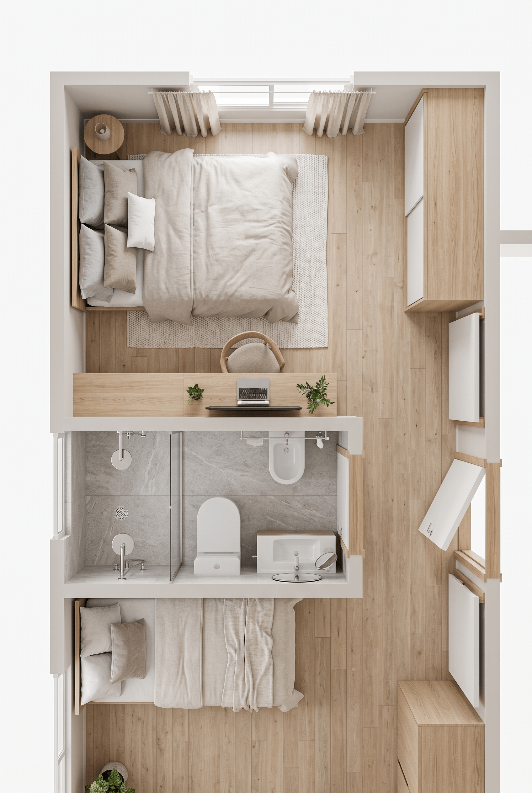 Interior design in Scandinavian style — Living Room by GenRoom AI