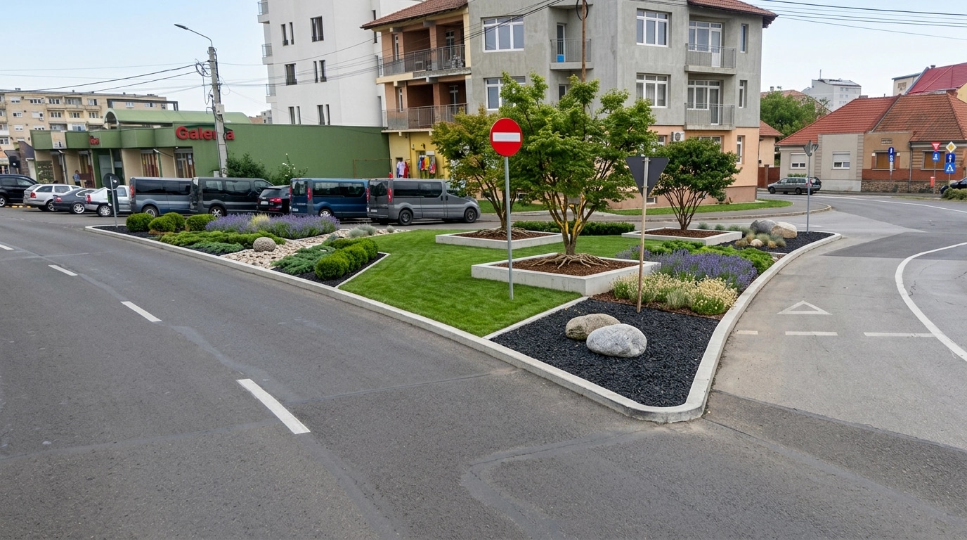 Landscape design in Minimalist Yard style — Yard by GenRoom AI
