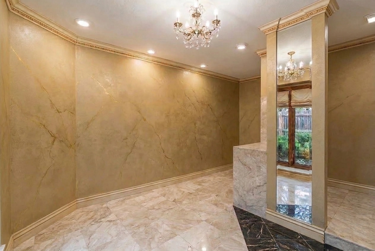 Bathroom interior in Neoclassic style — photo by GenRoom AI