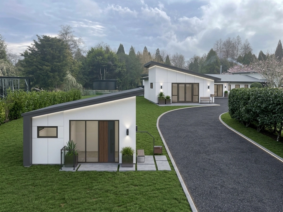 Contemporary Facade Facade design — facade photo by GenRoom AI