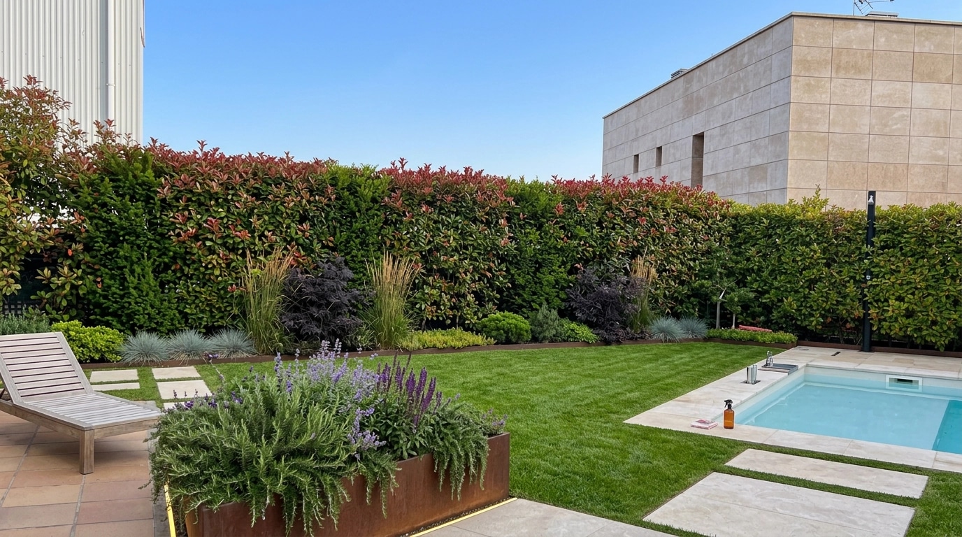 Landscape design in Contemporary Yard style — Yard by GenRoom AI
