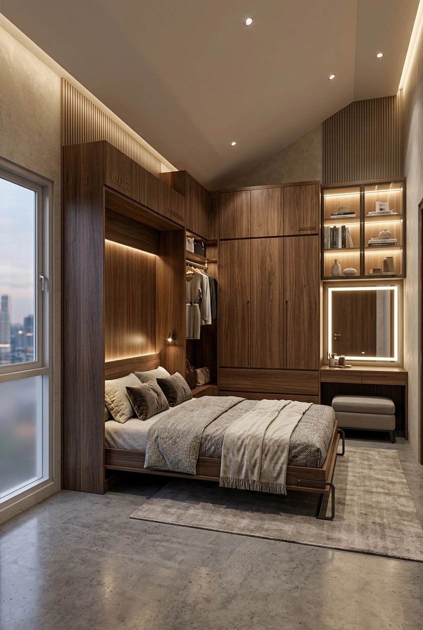 Contemporary Bedroom design — interior photo by GenRoom AI