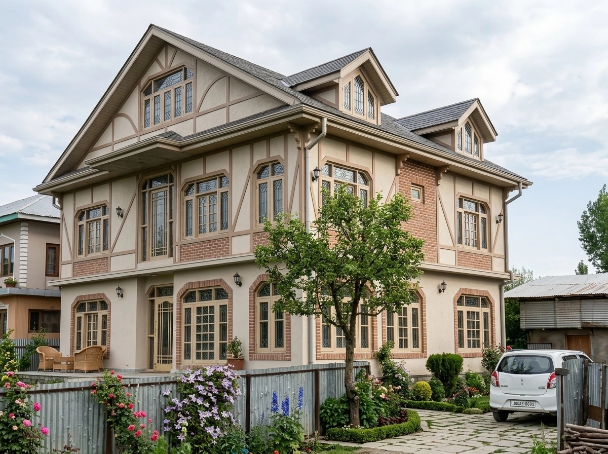 Facade design in Tudor Facade style — Facade by GenRoom AI
