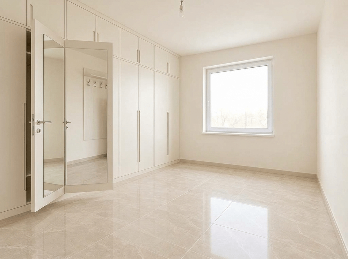 Interior design in Minimalism style — wardrobe by GenRoom AI