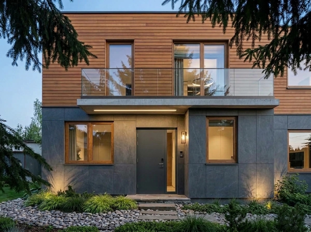 Contemporary Facade Facade design — facade photo by GenRoom AI