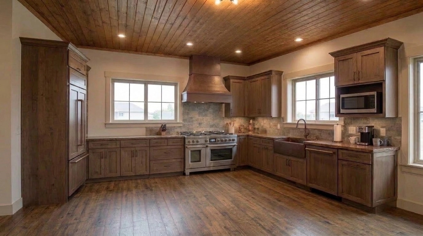 Modern Farmhouse Kitchen design — interior photo by GenRoom AI