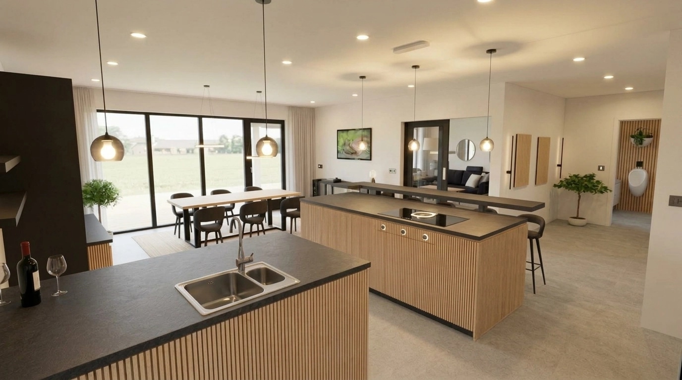 Kitchen interior in no_style style — photo by GenRoom AI