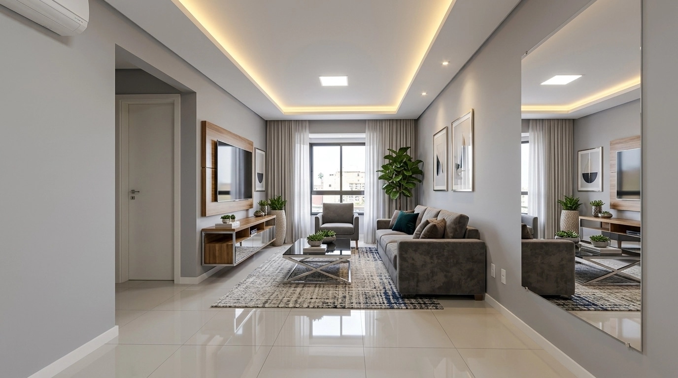 Interior design in Contemporary style — Living Room by GenRoom AI