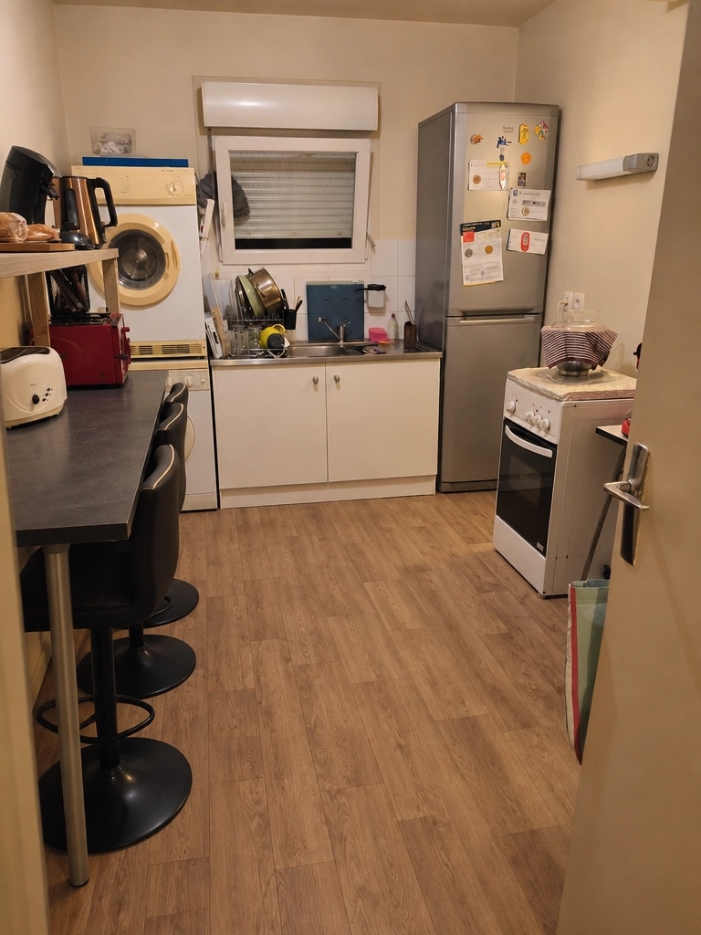 Kitchen interior in no_style style — photo by GenRoom AI