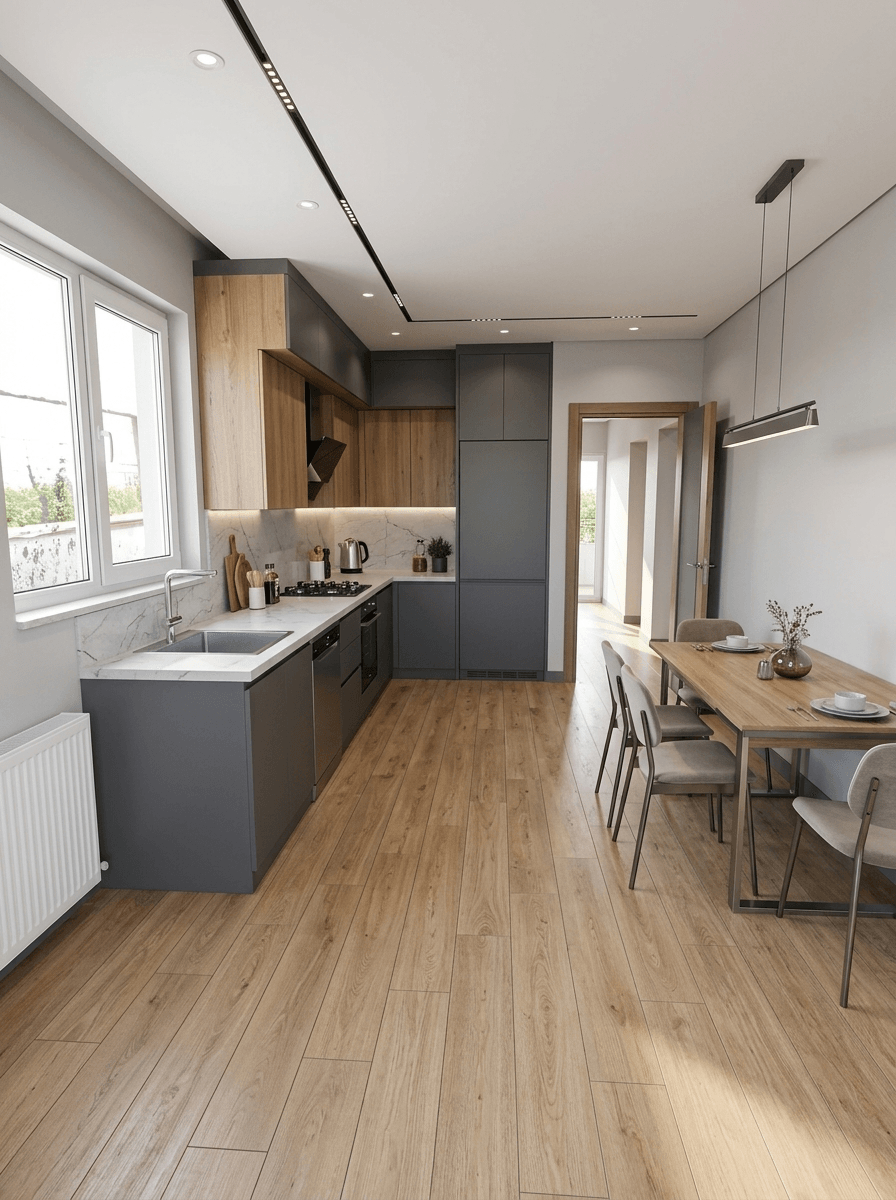 Interior design in Contemporary style — Kitchen by GenRoom AI