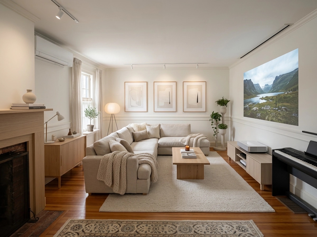 Scandinavian Living Room design — interior photo by GenRoom AI