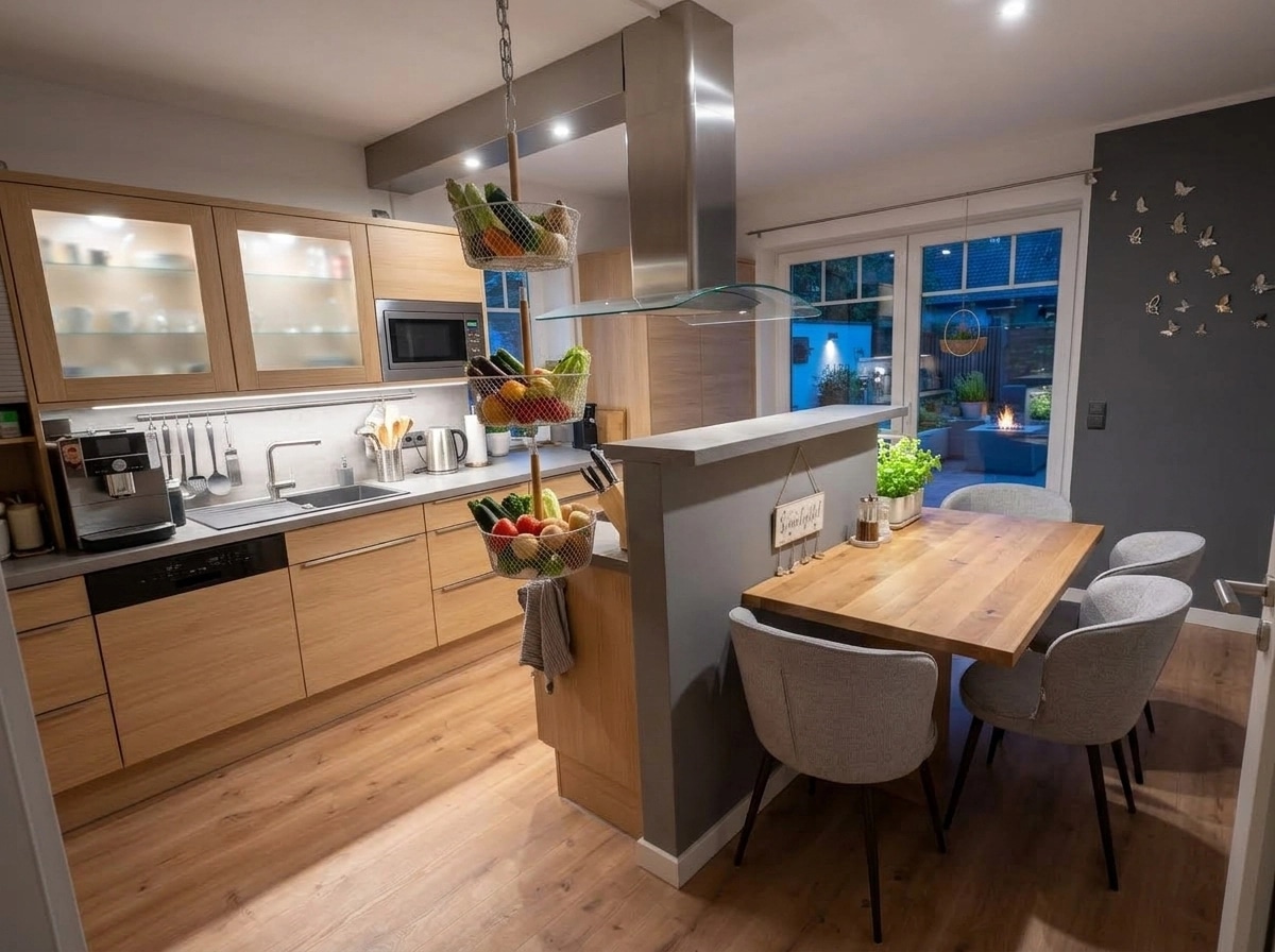 Kitchen interior in no_style style — photo by GenRoom AI