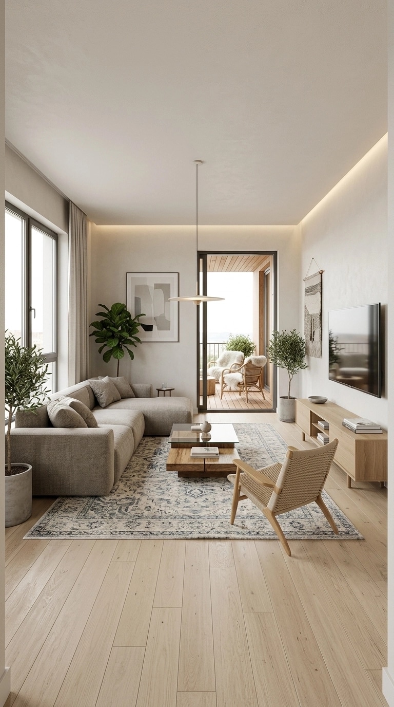 Scandinavian Living Room design — interior photo by GenRoom AI