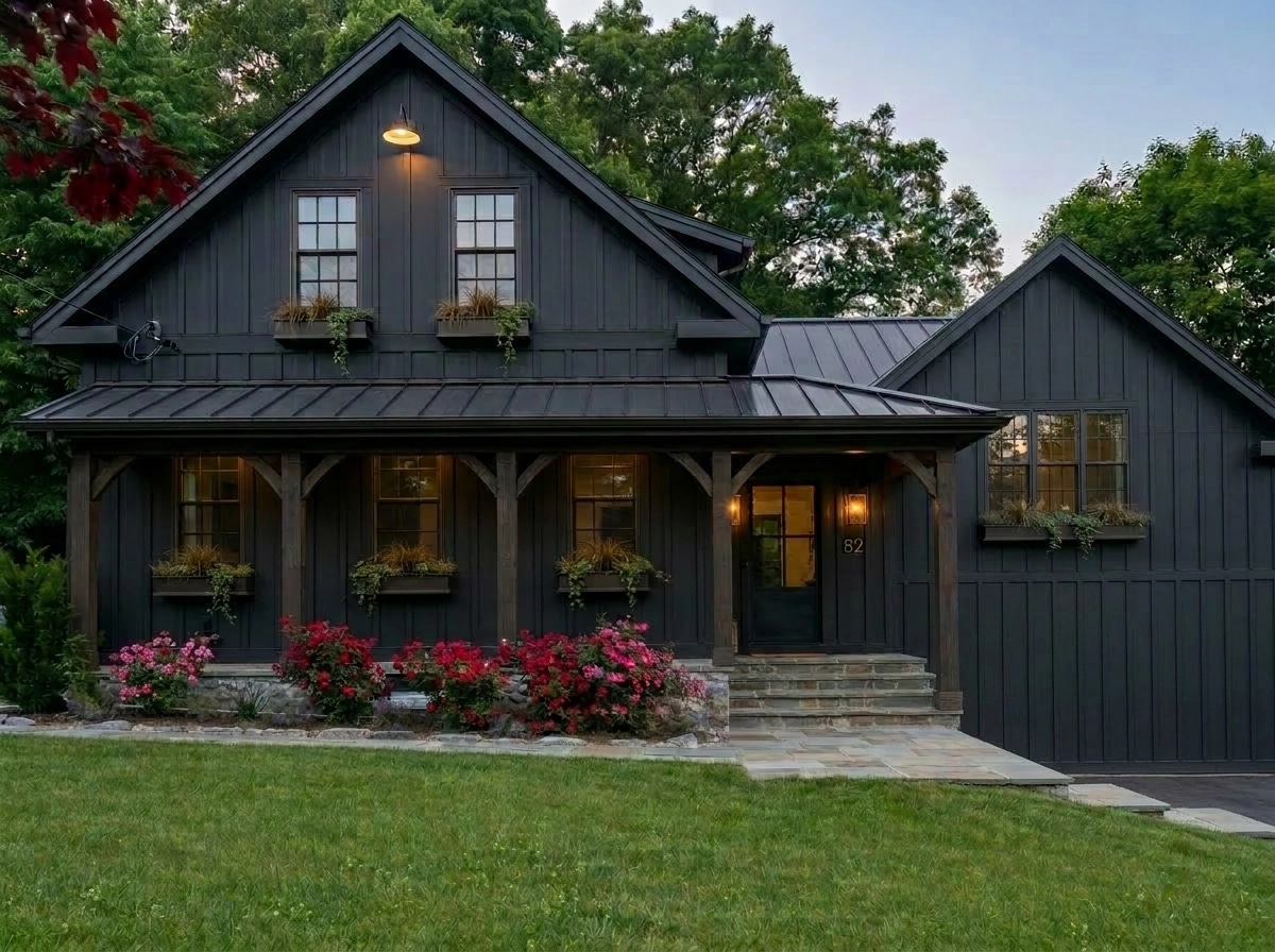 Facade design in Barnhouse Facade style — Facade by GenRoom AI