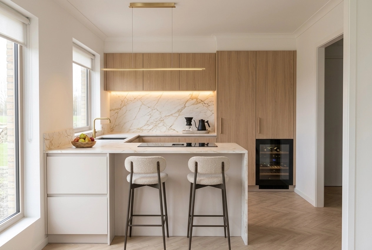 Interior design in Scandinavian style — Kitchen by GenRoom AI
