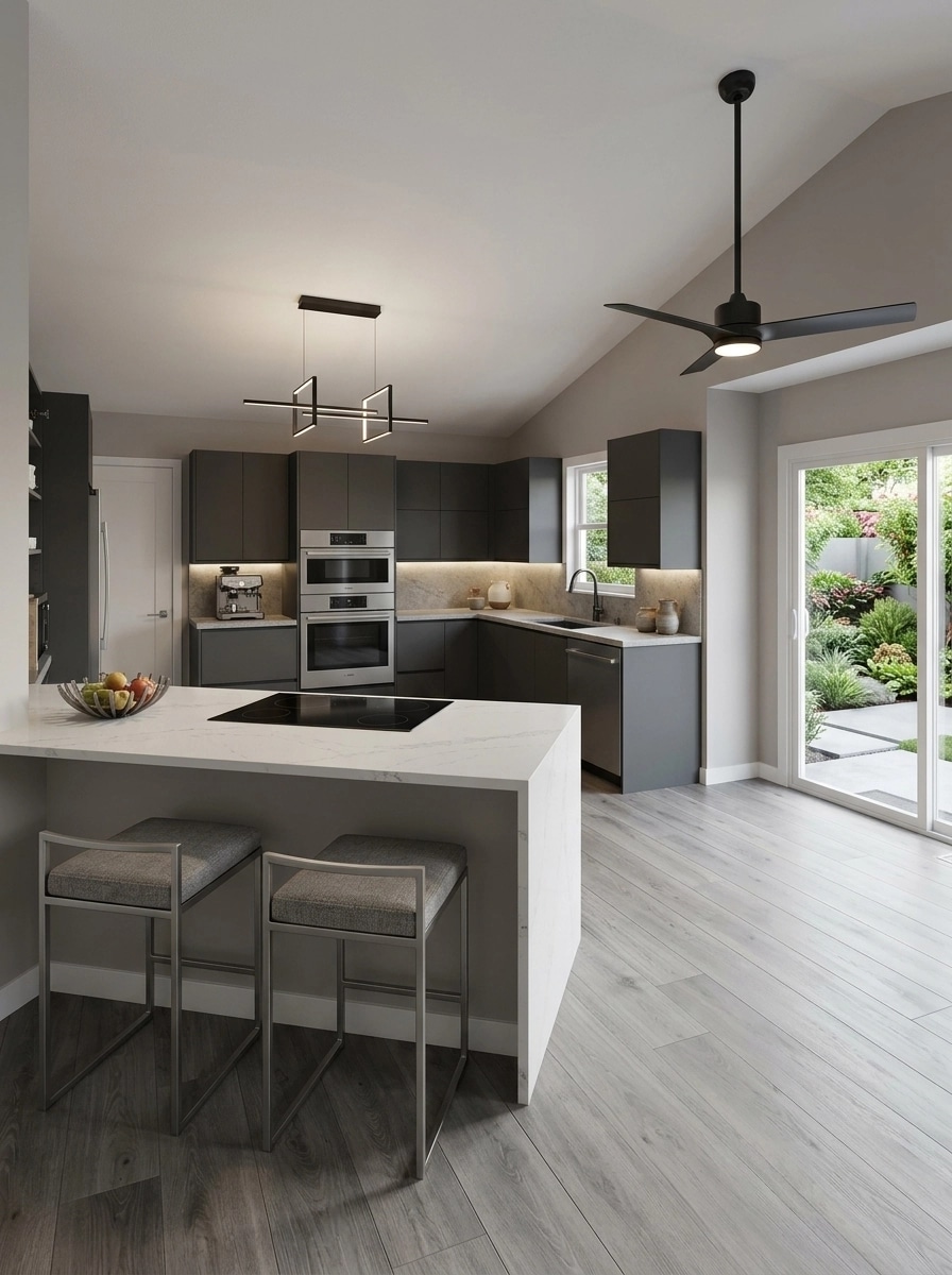 Kitchen interior in Contemporary style — photo by GenRoom AI