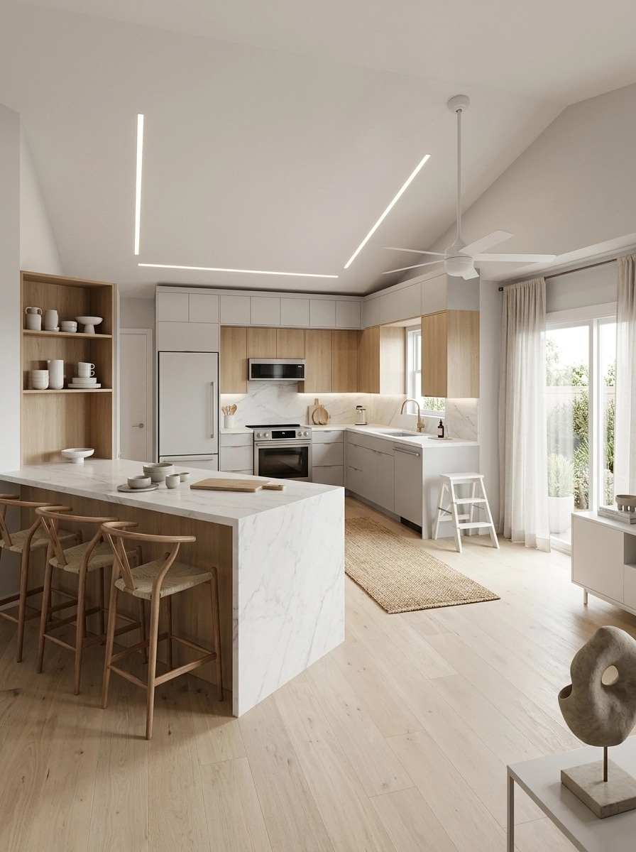 Scandinavian Kitchen design — interior photo by GenRoom AI