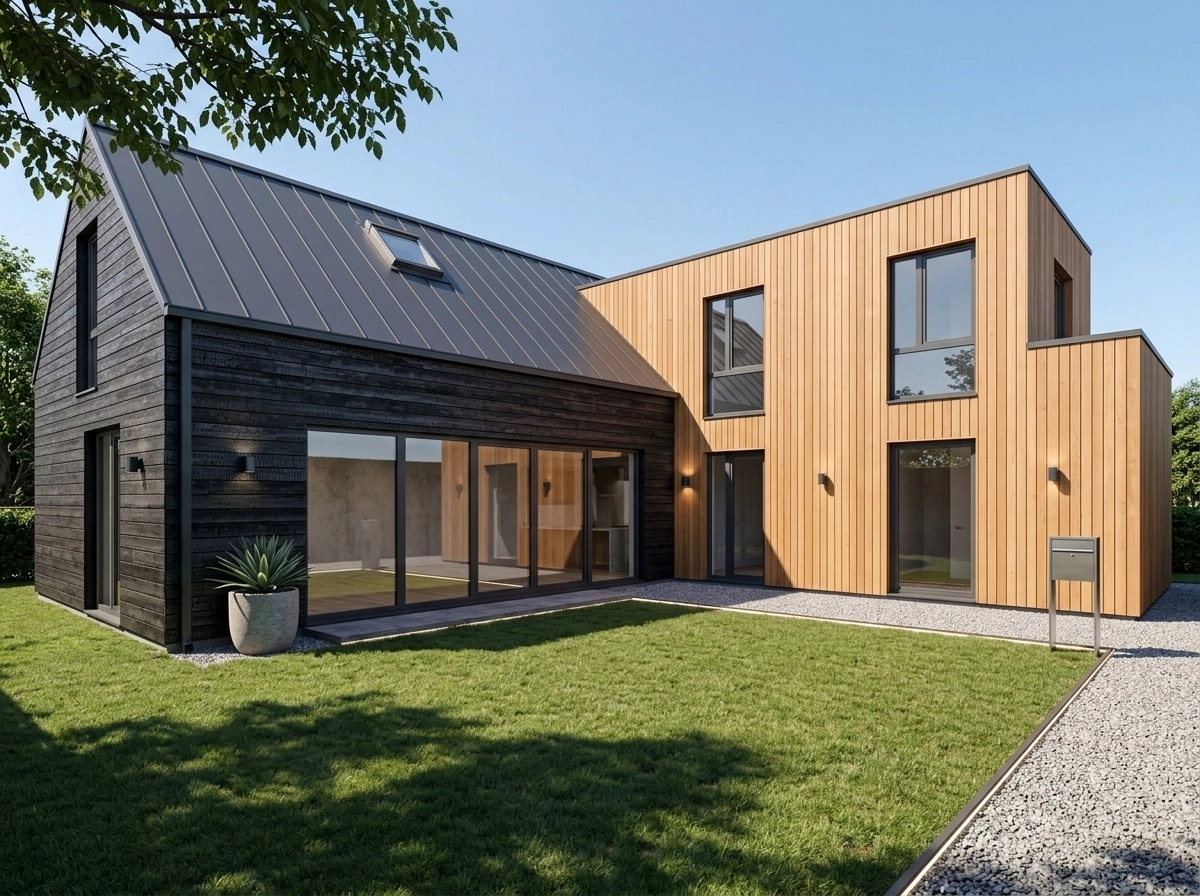Facade design in Barnhouse Facade style — Facade by GenRoom AI
