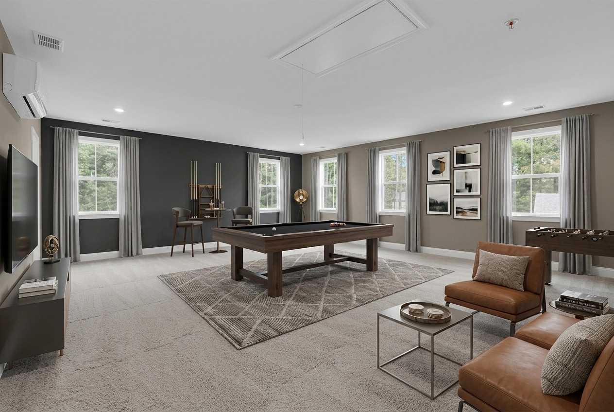 Interior design in Contemporary style — attic by GenRoom AI