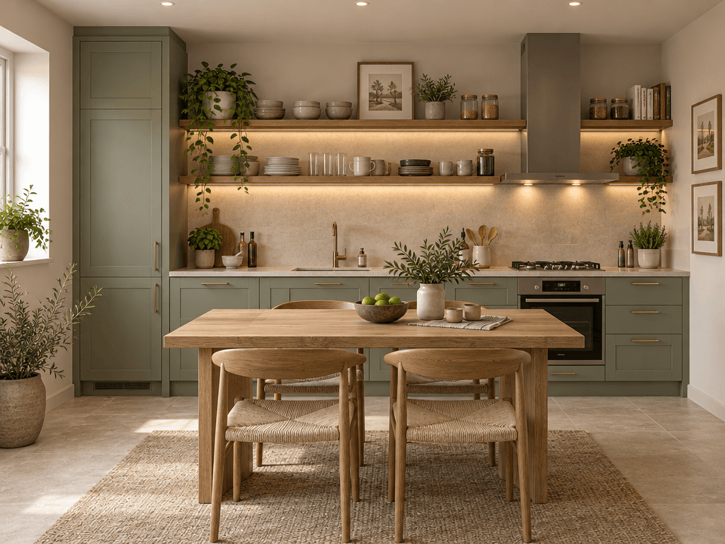 Kitchen interior in no_style style — photo by GenRoom AI