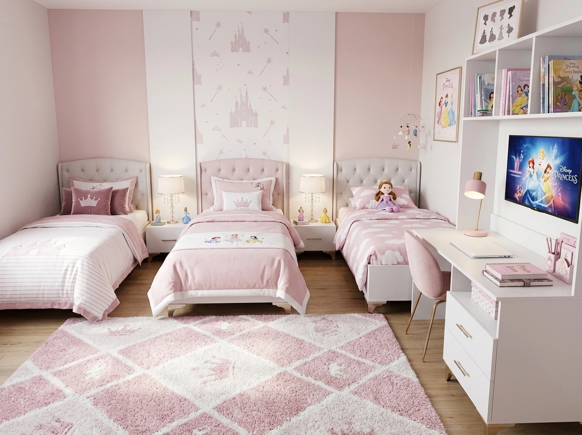 Contemporary Quarto Infantil design — interior photo by GenRoom AI