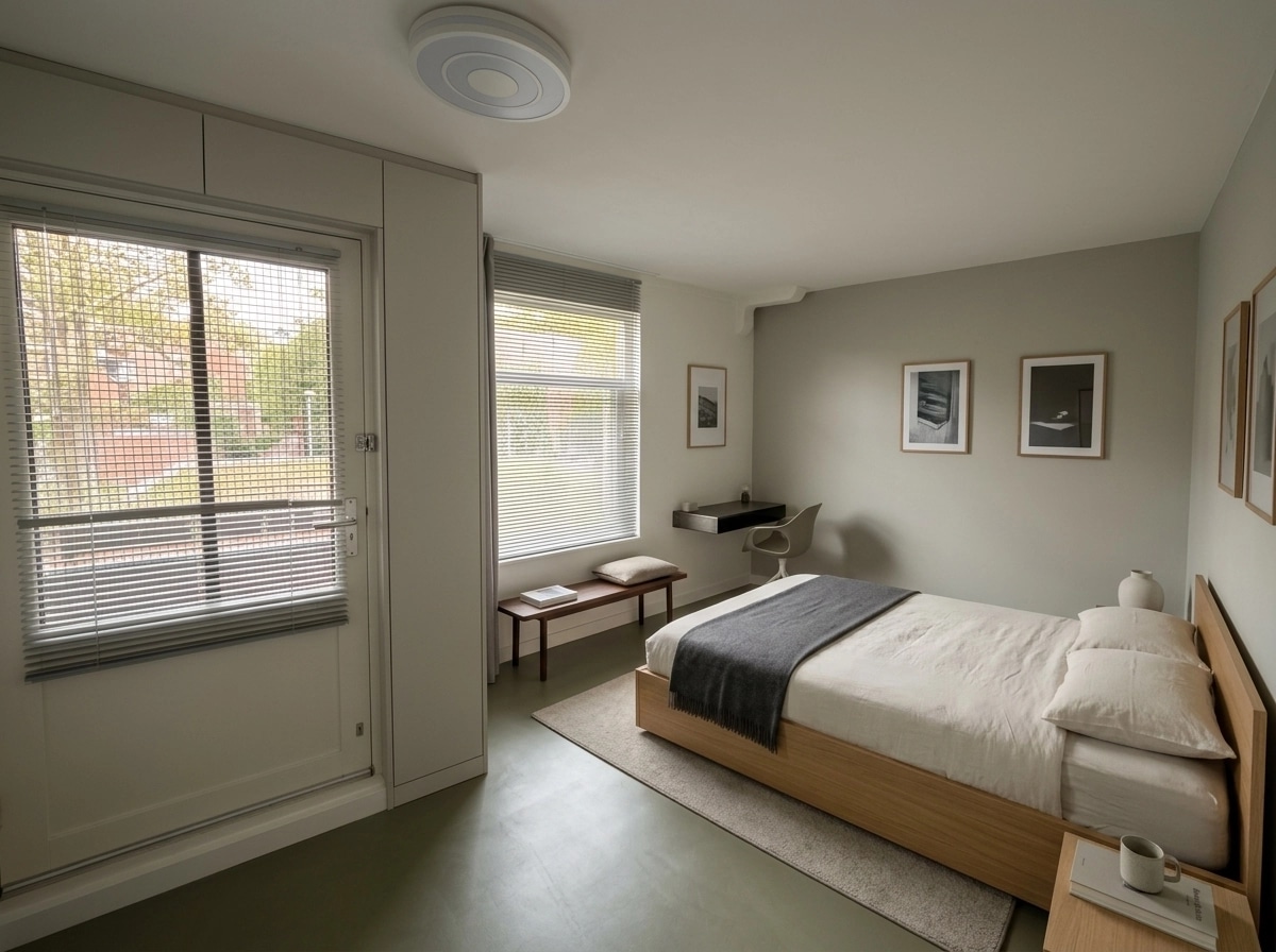 Minimalism Bedroom design — interior photo by GenRoom AI
