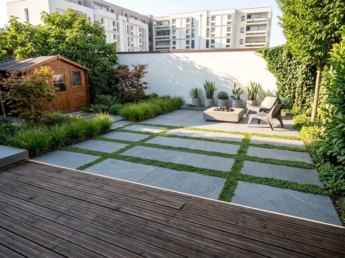 Landscape design in Minimalist Yard style — Yard by GenRoom AI