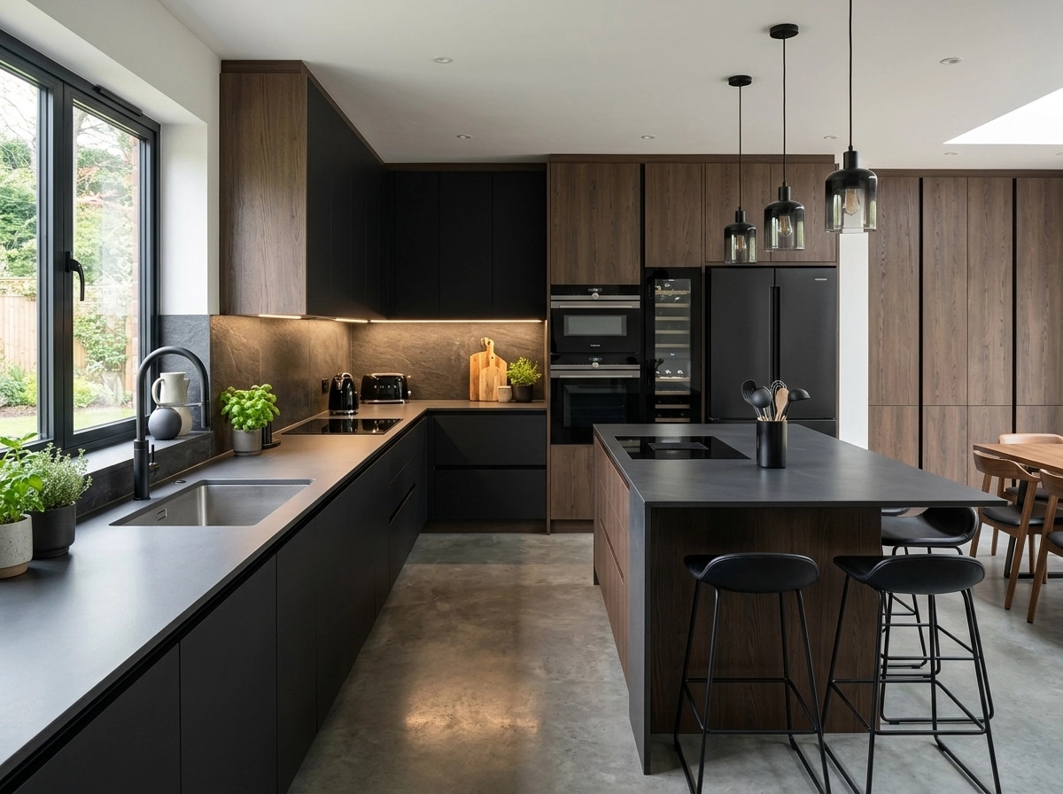Kitchen interior in Contemporary style — photo by GenRoom AI