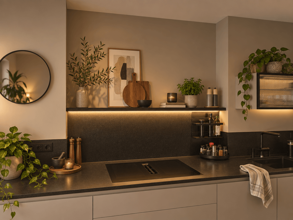 Kitchen interior in Contemporary style — photo by GenRoom AI