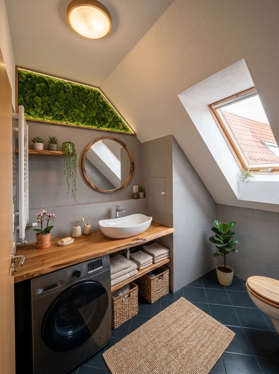 Biophilic Banheiro design — interior photo by GenRoom AI