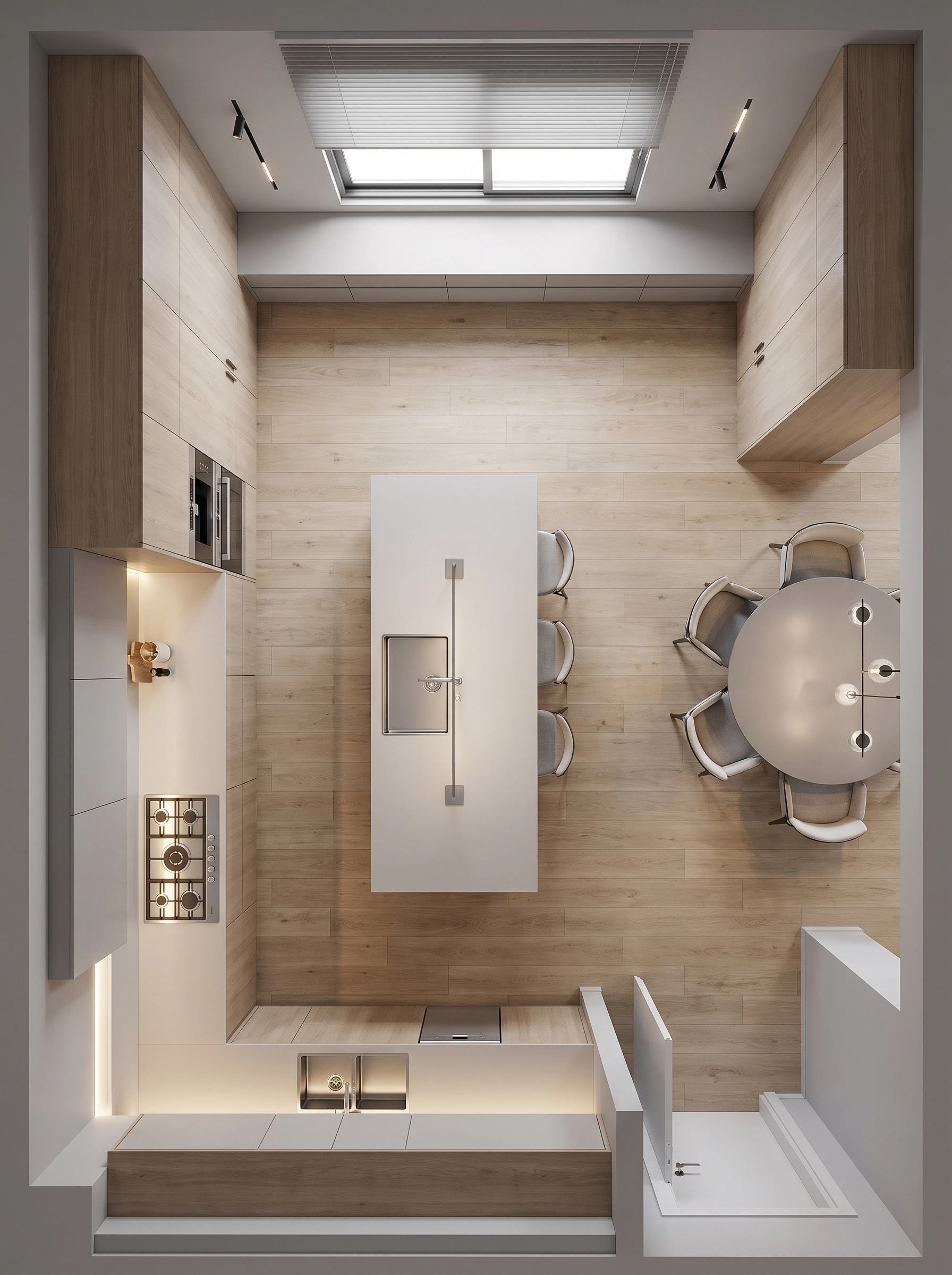 Interior design in Contemporary style — Living Room by GenRoom AI