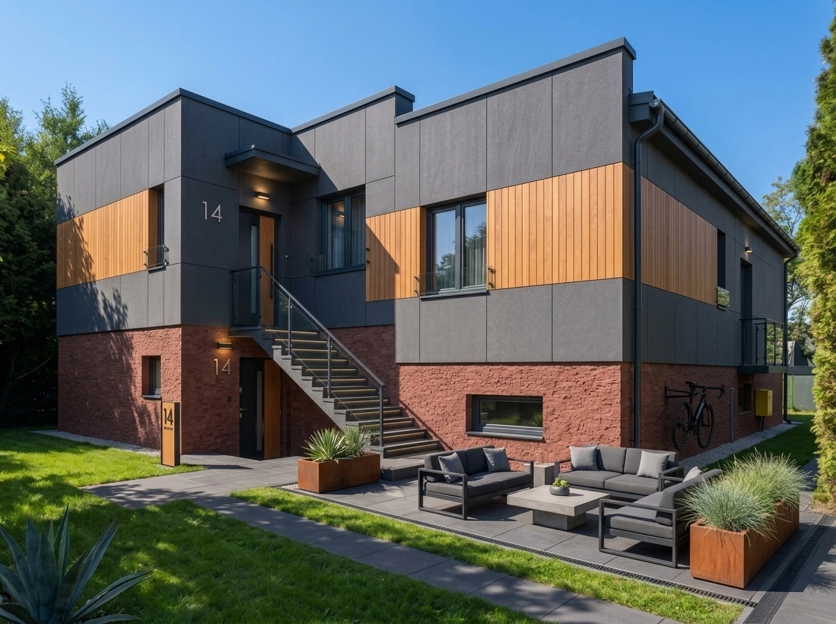 Contemporary Facade Facade design — facade photo by GenRoom AI