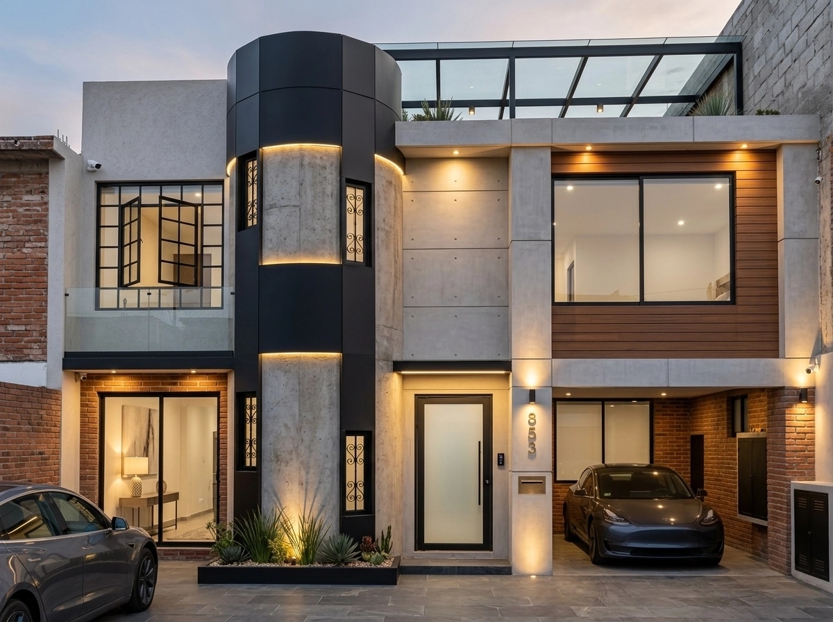 Contemporary Facade Facade design — facade photo by GenRoom AI